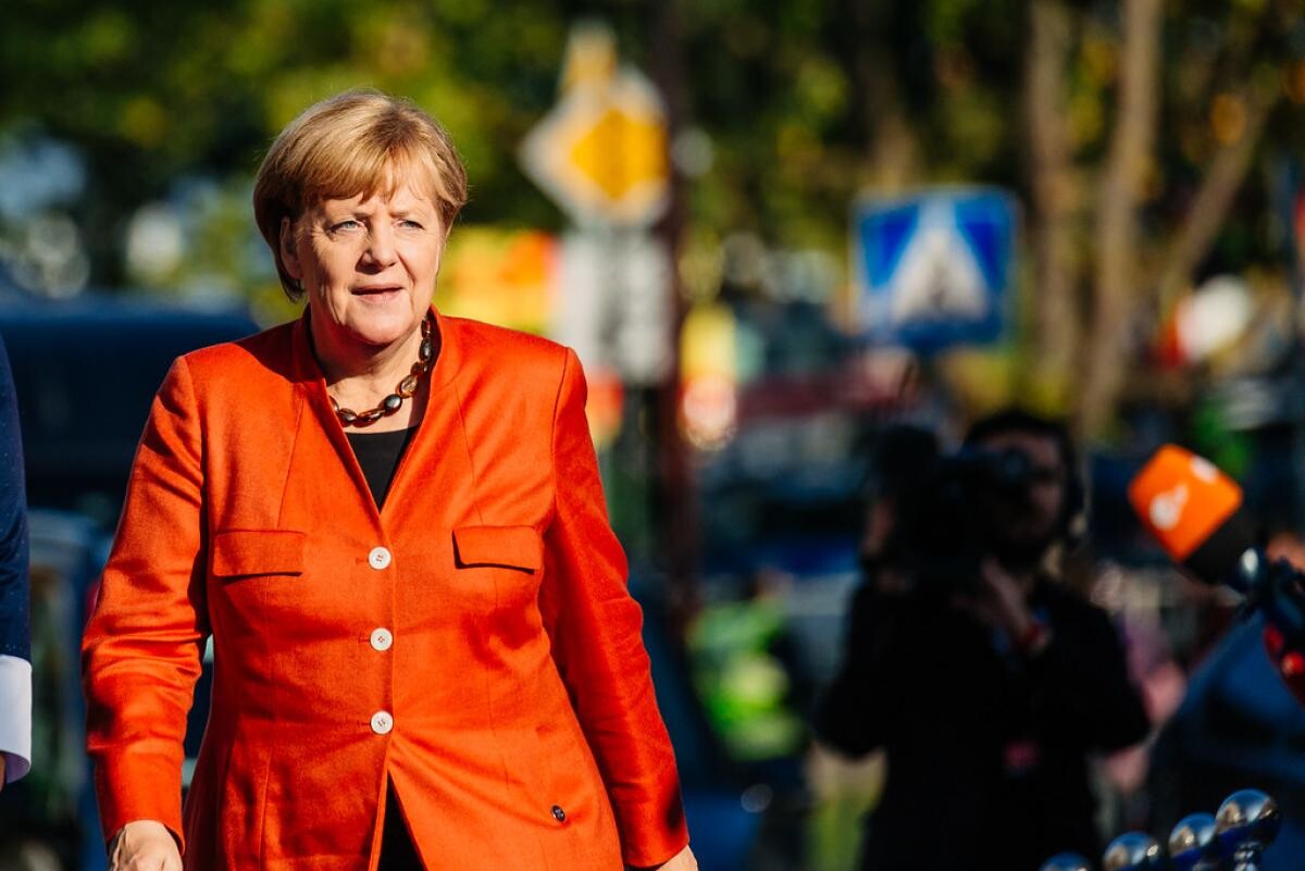 Angela Merkel a avut parte de o experiență neobișnuită