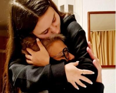 Descriere foto: Teo Trandafir și fiica ei, Maia, sursa instagram