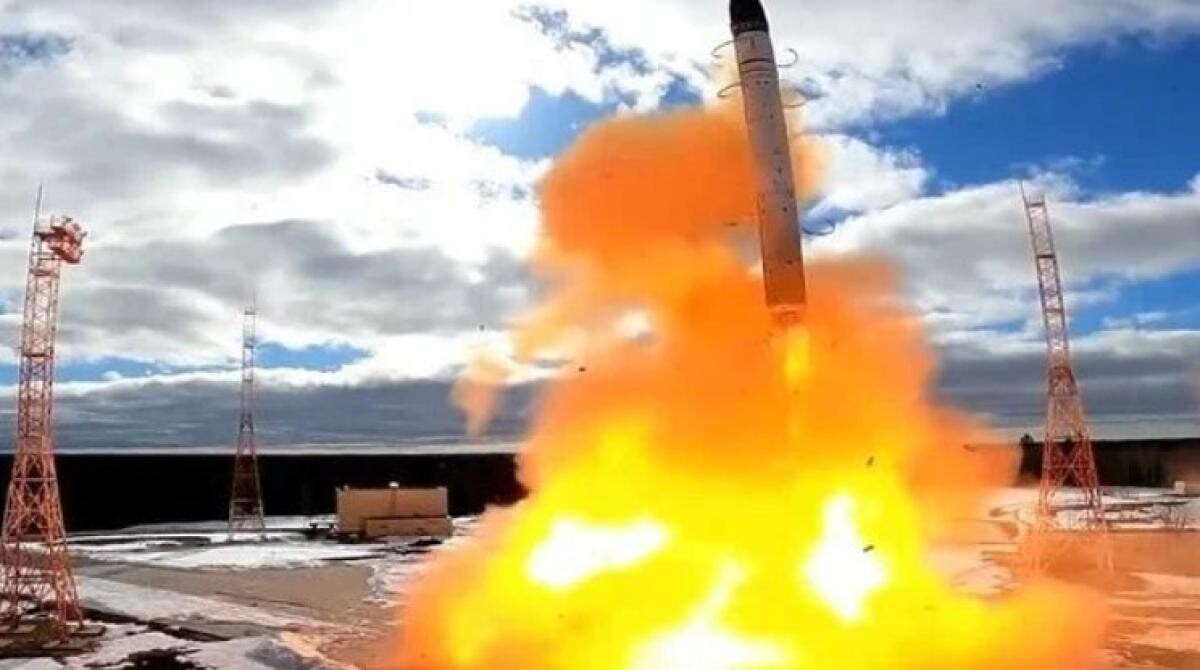 Foto: primul test al unui ICBM RS-28 Sarmat - Ministerul Apărării al Rusiei