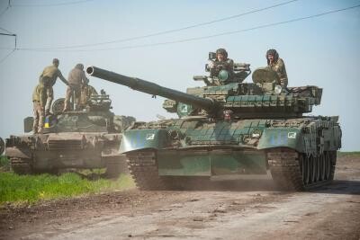 Brigada 93 motorizată a Ucrainei, cu vehiculele rusești capturate (foto - Brigada 93 motorizată Kholodny Yar/Facebook)