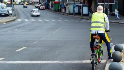 Noul marcaj are rolul de a proteja bicicliștii