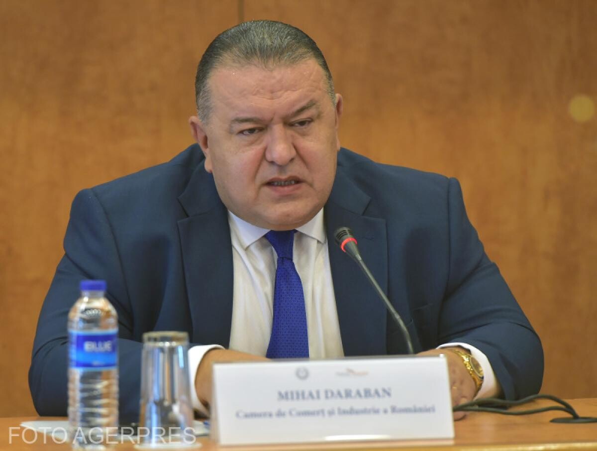 Președintele Camerei de Comerţ şi Industrie a României, Mihai Daraban. Sursa Foto: Agerspres