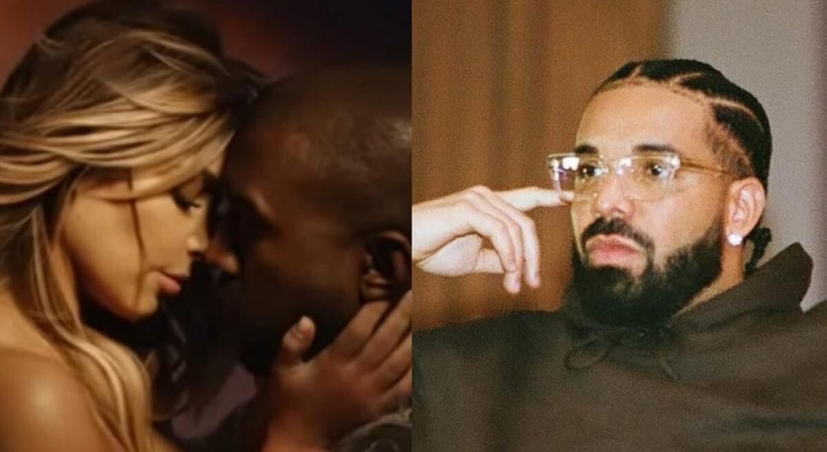 Drake îl "dărâmă" pe Kanye West! Kim Kardashian este în noua lui piesă