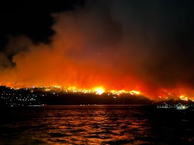 Incendiu a distrus localitatea Kelowna / Foto: Britt Filion / Twitter